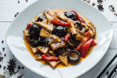 Бамбук с шиитаке