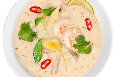 Тайский кокосовый суп