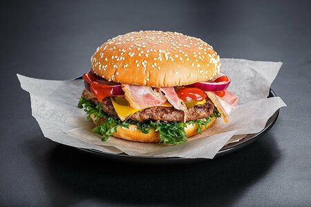 Бургер из мраморной говядины