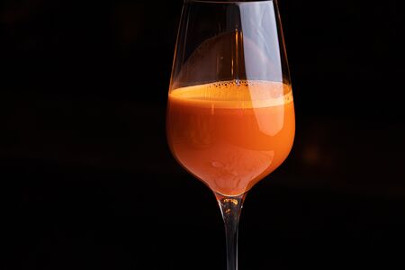 Морковный фреш с кокосовыми сливками