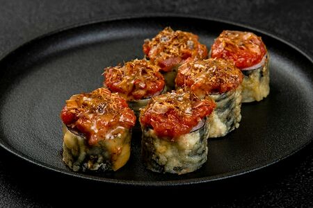 Ролл Цунами с лососем и тунцом