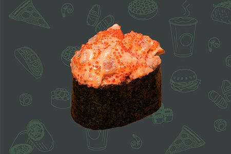 Гункан спайси унаги