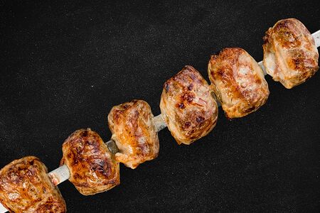 Шашлык из говяжьей печени