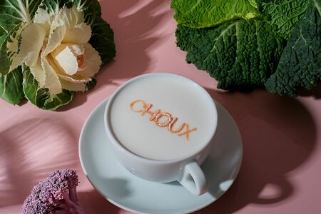 Латте кокос-миндаль