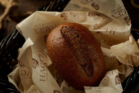 Булочка черная