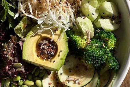 Зеленый салат