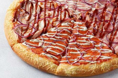 Пицца Четыре сезона на толстом с сыром