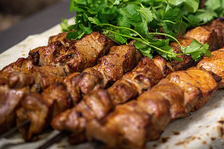 Шашлык из cвинoй шеи