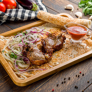 Шашлык из бараньей корейки