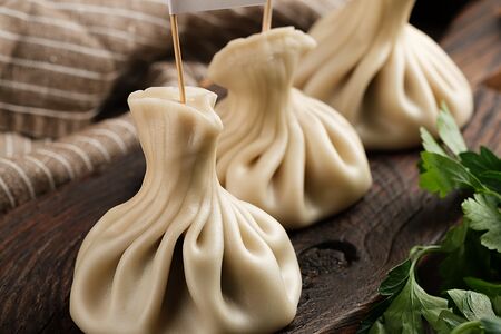 Хинкали с бараниной