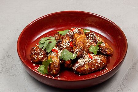 Жареные куриные крылья свит чили