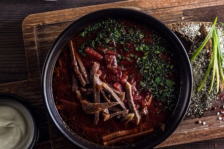 Борщ с говядиной