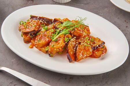 Хрустящий баклажан в азиатском стиле