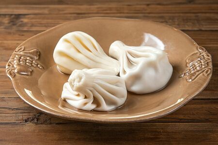 Хинкали со свининой и говядиной