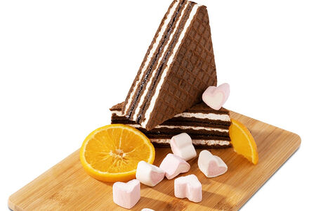 Вафля зефир-апельсин