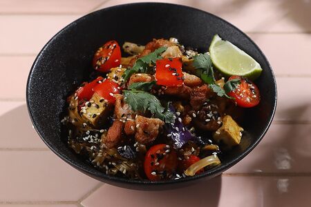 Лапша с курицей