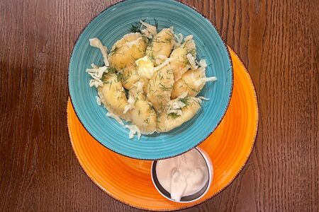 Вареники с адыгейским сыром