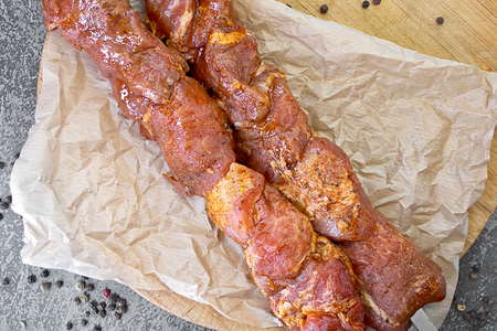 Свинина шея маринованная