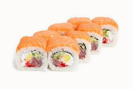 Фирменный Ролл с Лососем и Тунцом