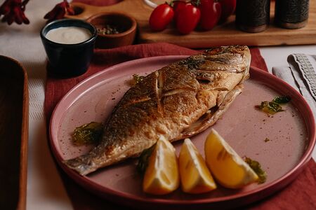 Дорадо на гриле