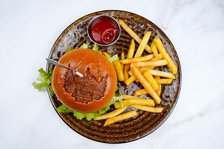 Бургер с курицей