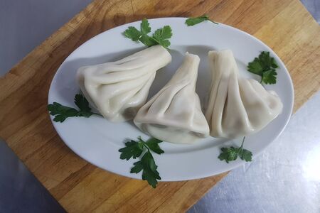 Хинкали с бараниной