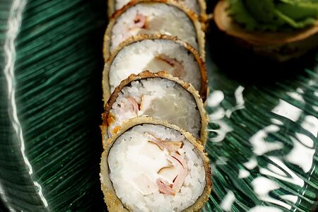 Темпура с курицей и беконом