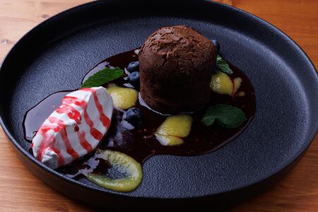 Шоколадный фондан