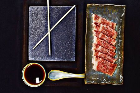 Вагю жареное