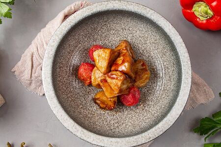 Хрустящие баклажаны с азиатской заправкой