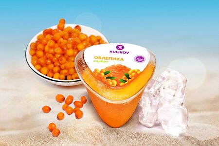 Фруктовый десерт Сорбет Облепиховый