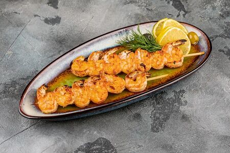 Креветки на углях