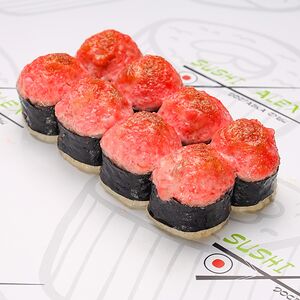 Запеченный ролл с курицей