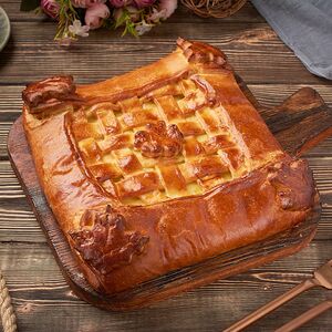 Пирог с картофелем и сыром сулугуни