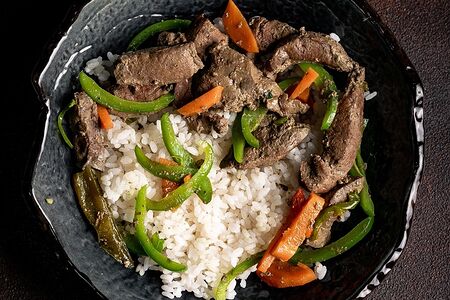 Куриная печень по-японски