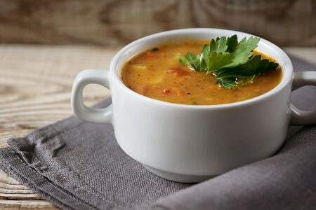 Щи с фасолью суп постный