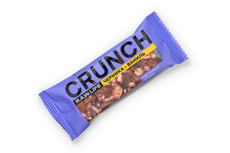 Батончик ореховый Черника-Ваниль Raw life