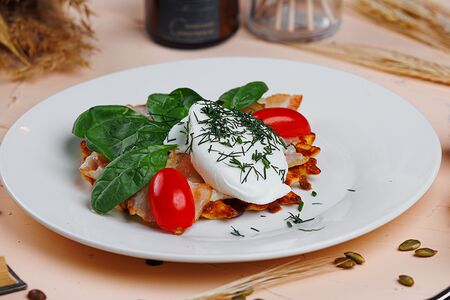 Вафли венские с беконом