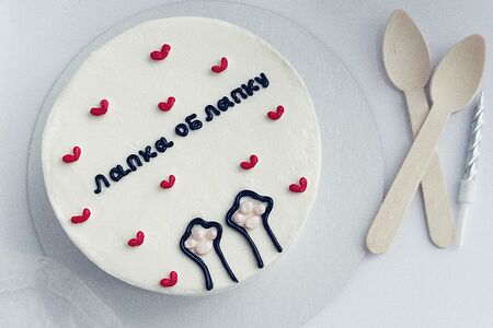 Бенто-торт Лапка об лапку