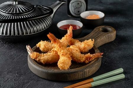 Креветки темпура
