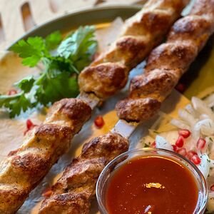 Люля-кебаб из свинины и говядины