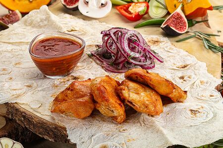 Шашлык из куриного филе