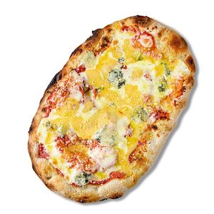 Римская пицца Четыре сыра