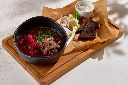 Борщ с говядиной