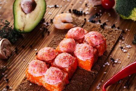 Калифорния яки с крабом