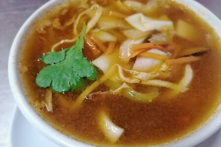 Суп с морепродуктами (острый)