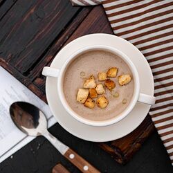 Крем-суп грибной