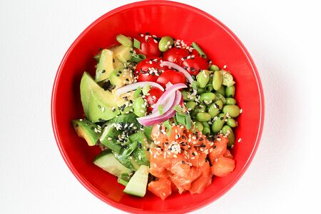 Поке с лососем