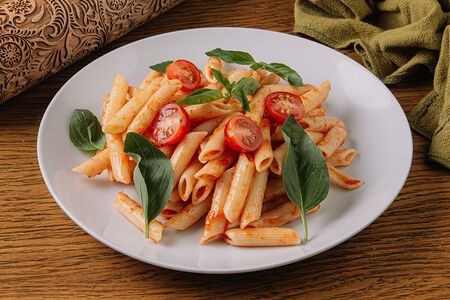 Макароны с базиликом