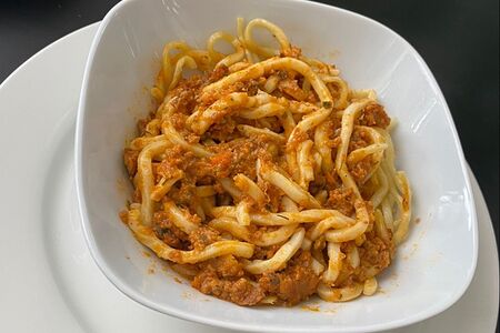 Лапша Удон с курицей терияки